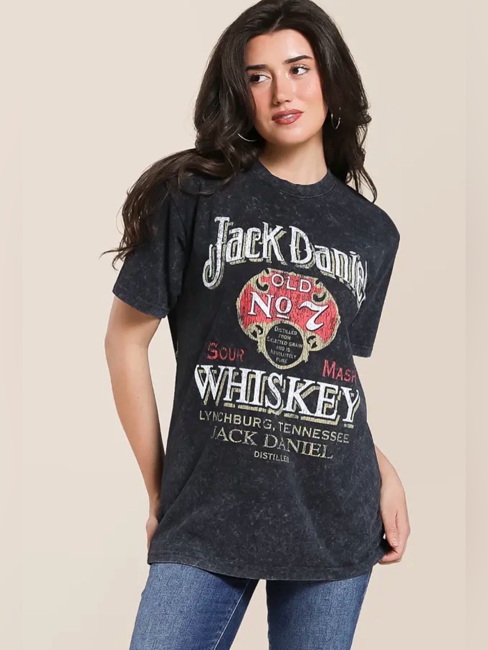 Buckle Changes Jack Daniel's Tennessee Whiskey distressed T-Shirt Size Small